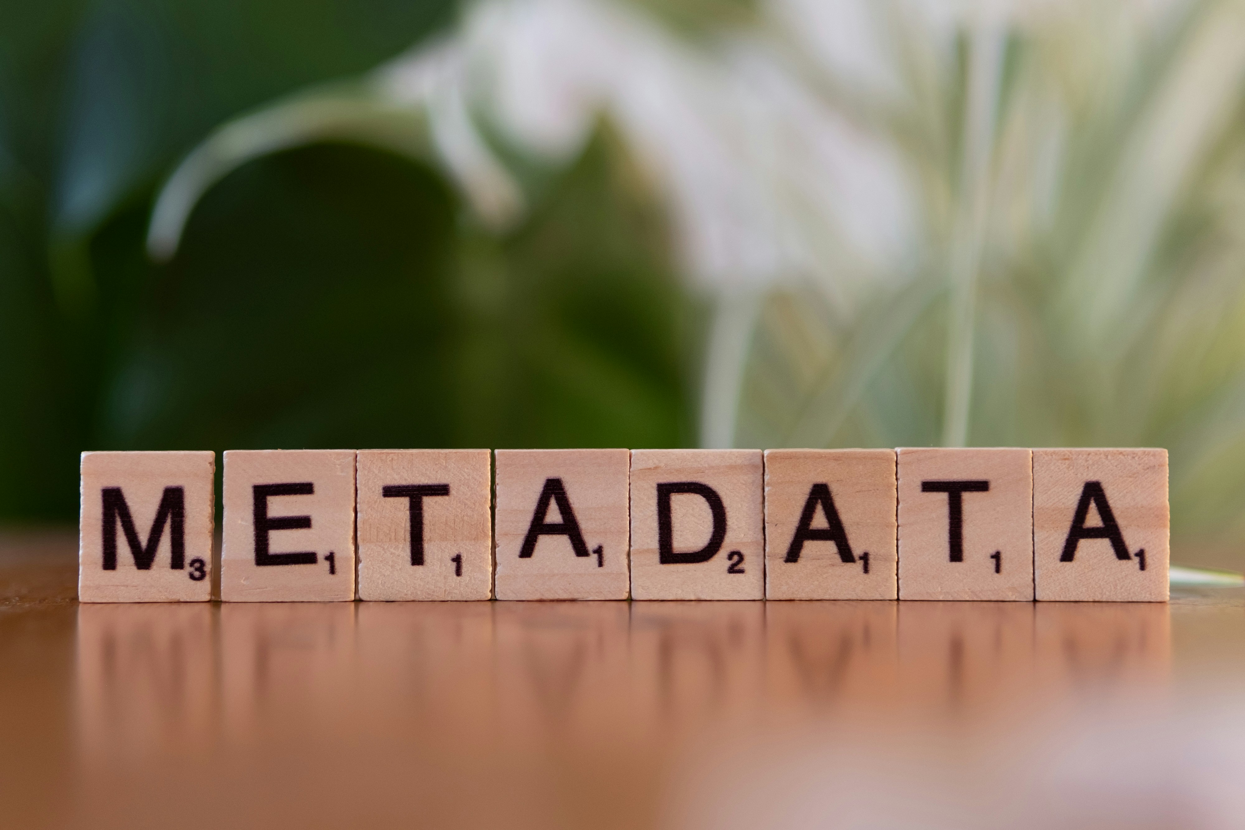 Holzbausteine, die das Wort „Metadaten" bilden, Foto von [Markus Winkler](https://unsplash.com/de/@markuswinkler?utm_source=unsplash&utm_medium=referral&utm_content=creditCopyText) auf [Unsplash](https://unsplash.com/de/fotos/ein-holzklotz-mit-der-aufschrift-metadaten-der-auf-einem-tisch-liegt-9DZsVF-qLaY?utm_source=unsplash&utm_medium=referral&utm_content=creditCopyText)
