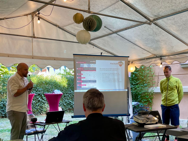 Vorstellung des OER/IT-Sommercamps 2025 mit Begrüßung von edu-sharing